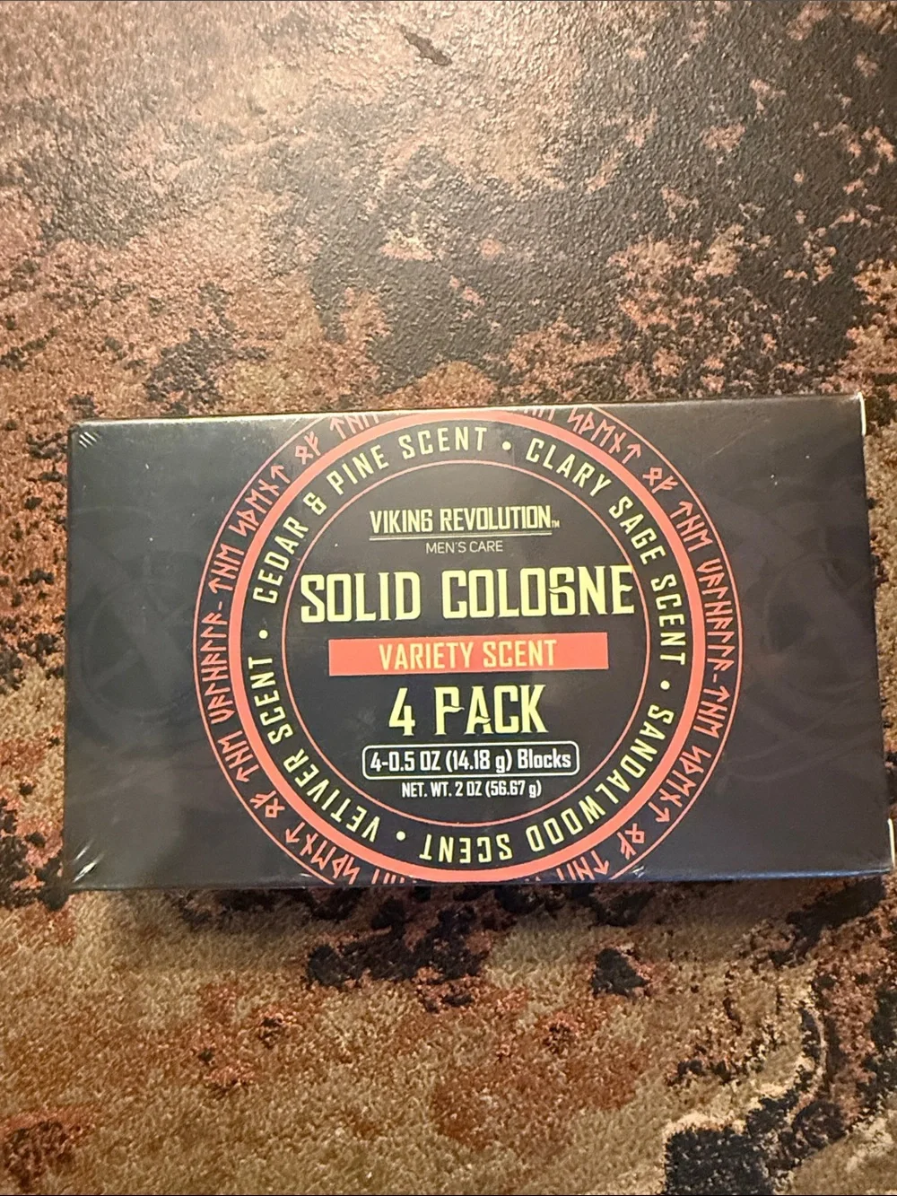 Viking Revolution Solid Cologne Variety 4 Pack, New, Sealed